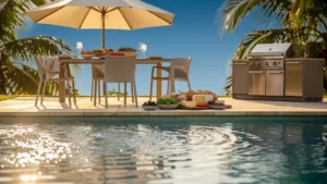 Poolside summer entertaining with no-cook dishes for effortless hosting sans cuisine