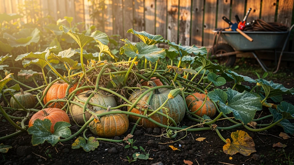 Planter des courges trop serrées dans un jardin réduit la récolte, plants encombrés et fruits sous-développés